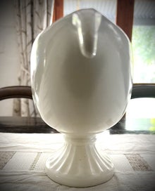 Listing 4 of 8 for Beswick White Trough Vase - (37187) - No. 1498-1