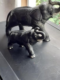 Listing 7 of 20 for Black SylvaC Elephant Pair - 768 & 769 **PRICE REDUCED**
