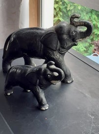 Listing 12 of 20 for Black SylvaC Elephant Pair - 768 & 769 **PRICE REDUCED**