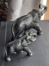 Listing 2 of 20 for Black SylvaC Elephant Pair - 768 & 769 **PRICE REDUCED**