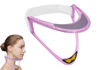Listing 1 of 3 for Cervical Neck Brace Adjustable Posture Correction Stretcher for Pain Relief-Pink