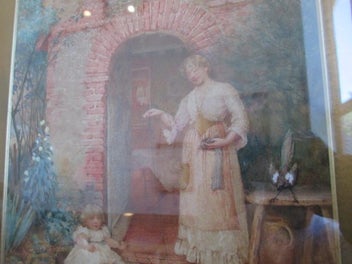 Listing 3 of 5 for MOTHER + CHILD,LOVELY PAINTING BY JOHN SCOTT (1850-1919)