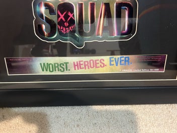 Listing 2 of 6 for Suicide Squad Framed Movie Art