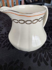 Listing 1 of 6 for Alfred Meakin - Orange Stripe and Gold Garland Circa 1945