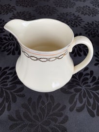 Listing 3 of 6 for Alfred Meakin - Orange Stripe and Gold Garland Circa 1945