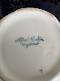 Listing 4 of 6 for Alfred Meakin - Orange Stripe and Gold Garland Circa 1945