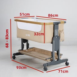 Listing 16 of 17 for Baby Brightness Co Sleeper Bassinet Beige IN STOCK