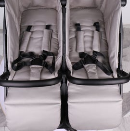 Listing 8 of 20 for Baby Brightness FlexGo Duo double stroller Beige IN STOCK