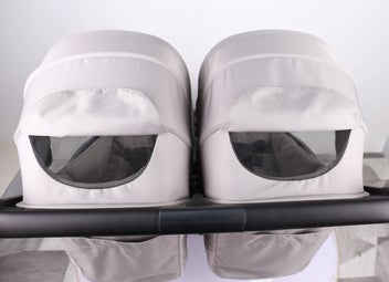 Listing 12 of 20 for Baby Brightness FlexGo Duo double stroller Beige IN STOCK