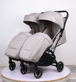 Listing 2 of 20 for Baby Brightness FlexGo Duo double stroller Beige IN STOCK