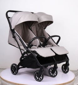 Listing 6 of 20 for Baby Brightness FlexGo Duo double stroller Beige IN STOCK