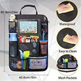 Listing 8 of 19 for Car Seat Organizer Storage Bag Pockets Snacks Drinks *Over Stocked*