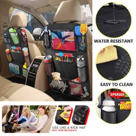 Listing 6 of 19 for Car Seat Organizer Storage Bag Pockets Snacks Drinks *Over Stocked*