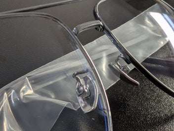 Listing 2 of 6 for Metal Titanium Glossy Wide Prescription Eyeglasses Frame 60?16-150