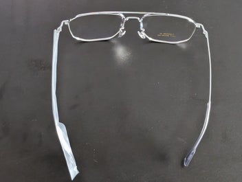 Listing 4 of 6 for Metal Titanium Glossy Wide Prescription Eyeglasses Frame 60?16-150