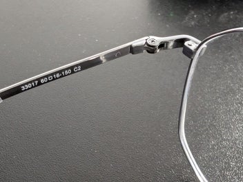 Listing 6 of 6 for Metal Titanium Glossy Wide Prescription Eyeglasses Frame 60?16-150