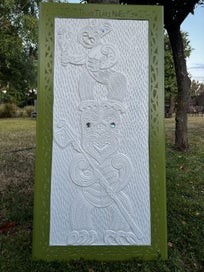 Listing 3 of 12 for Original Majestic Wall Art Maori Carving No.3
