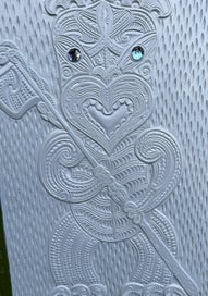 Listing 7 of 12 for Original Majestic Wall Art Maori Carving No.3