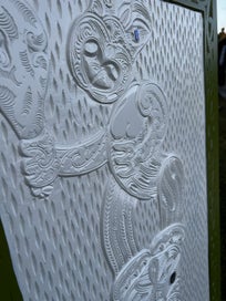 Listing 10 of 12 for Original Majestic Wall Art Maori Carving No.3