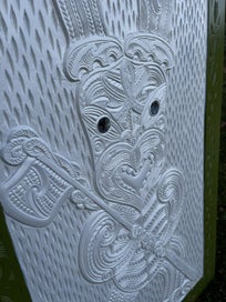 Listing 11 of 12 for Original Majestic Wall Art Maori Carving No.3