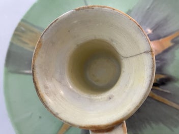 Listing 8 of 18 for Rare Shelley 'Harmony Dripware' chamber stick/candle holder -c.1930