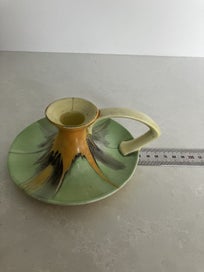 Listing 13 of 18 for Rare Shelley 'Harmony Dripware' chamber stick/candle holder -c.1930