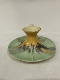 Listing 17 of 18 for Rare Shelley 'Harmony Dripware' chamber stick/candle holder -c.1930