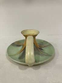 Listing 18 of 18 for Rare Shelley 'Harmony Dripware' chamber stick/candle holder -c.1930