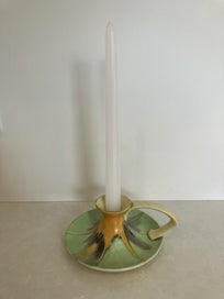 Listing 6 of 18 for Rare Shelley 'Harmony Dripware' chamber stick/candle holder -c.1930