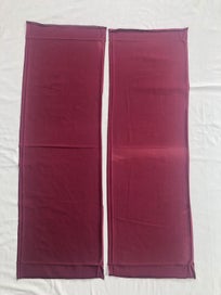 Listing 3 of 9 for Vintage Japanese Purple Silk Kimono Panels X2 Fabric Pieces