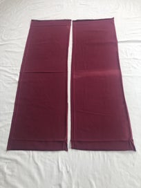 Listing 4 of 9 for Vintage Japanese Purple Silk Kimono Panels X2 Fabric Pieces