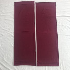 Listing 2 of 9 for Vintage Japanese Purple Silk Kimono Panels X2 Fabric Pieces