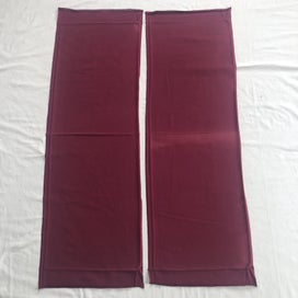 Listing 7 of 9 for Vintage Japanese Purple Silk Kimono Panels X2 Fabric Pieces