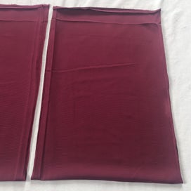 Listing 8 of 9 for Vintage Japanese Purple Silk Kimono Panels X2 Fabric Pieces