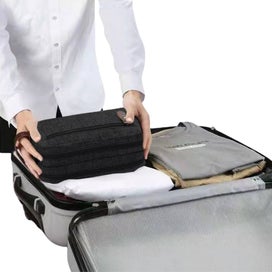 Listing 4 of 5 for Large Capacity Men Travel Toiletry Kit Wash Bag Cosmetic Bags Holder -Black