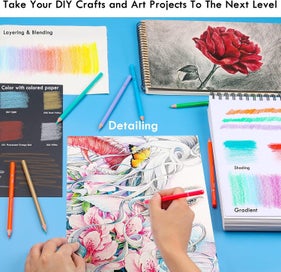 Listing 4 of 9 for 240 Premium Colored Pencils Set