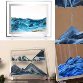 Listing 3 of 18 for Deep Sea Sandscapes Art Picture Flowing Frame *Local Clearance*