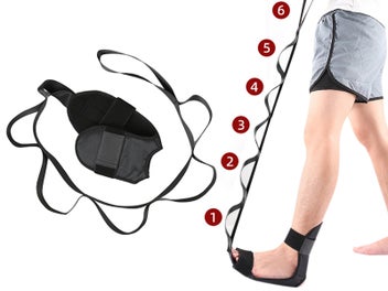 Listing 5 of 10 for 6 Multi-Loop Stretch Strap Yoga Straps For Yoga Flexibility Stretch Fitness Band