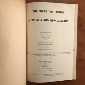 Listing 13 of 20 for THE SHIPS THAT SERVE AUSTRALIA & NEW ZEALAND: Volumes One and Two by Bob Fildes