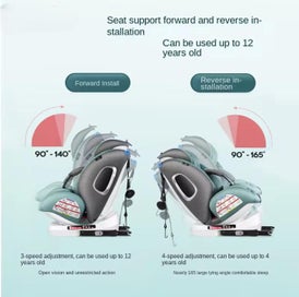 Listing 5 of 7 for 360° Rotating Convertible Baby Car Seat with ISOFIX | 0–36kg | ECE R44/04