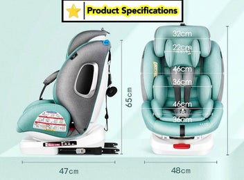 Listing 6 of 7 for 360° Rotating Convertible Baby Car Seat with ISOFIX | 0–36kg | ECE R44/04