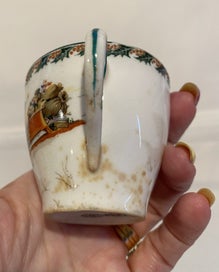 Listing 8 of 8 for SALE! Royal Doulton Antique Christmas Series Small Cup and Saucer - Rare