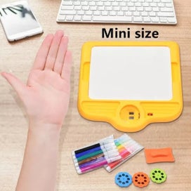 Listing 6 of 10 for Kids Mini Led Art Drawing Table Toy Set With Box Projector For Kid Drawing