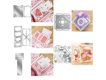 Listing 6 of 10 for New Metal Cutting Dies For Decoration Album Cards DIY Scrapbooking