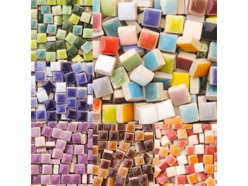 Listing 3 of 10 for 500 Pcs/pack Crystal Glass Mosaic DIY Hobbies Tile Creativity Art Handmade