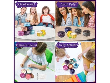 Listing 7 of 9 for 8/12PCS Empty Tinplate Box Tins Cans Candle Jars Making Kit