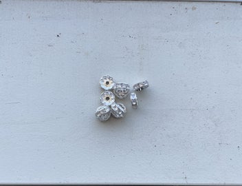 Listing 1 of 2 for Charms - crystal silver