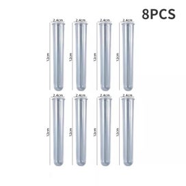 Listing 3 of 10 for 3/5/8/10Pcs Acrylic Test Tubes Plant Incubator Flower Concrete Cement Pot Test