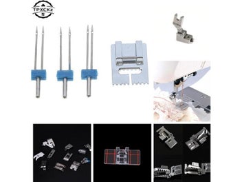 Listing 3 of 10 for Domestic Sewing Machine Accessories Presser Foot Feet Kit Set Hem Foot Spare