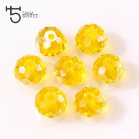 Listing 8 of 10 for 4 6 8mm Czech Rondelle Crystal Beads AB Color Faceted Glass Spacer Beads For